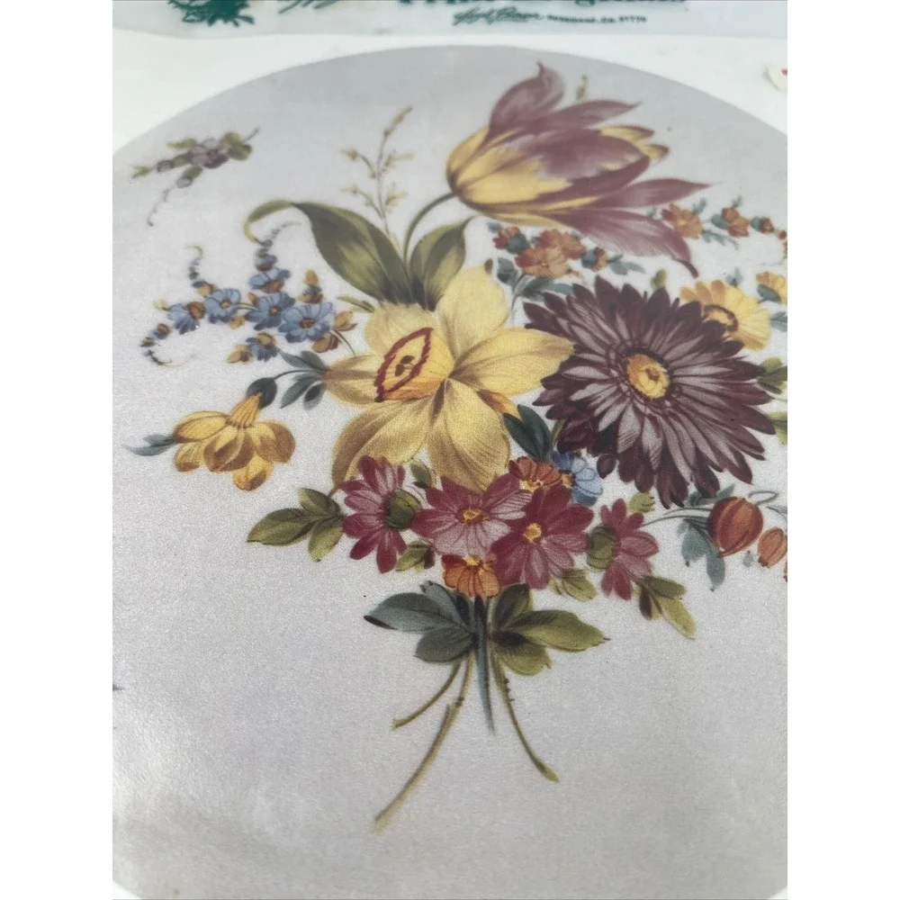 Vintage Hazel Pearson Handicrafts Art Print Originals Lot of 2‎ Transfers